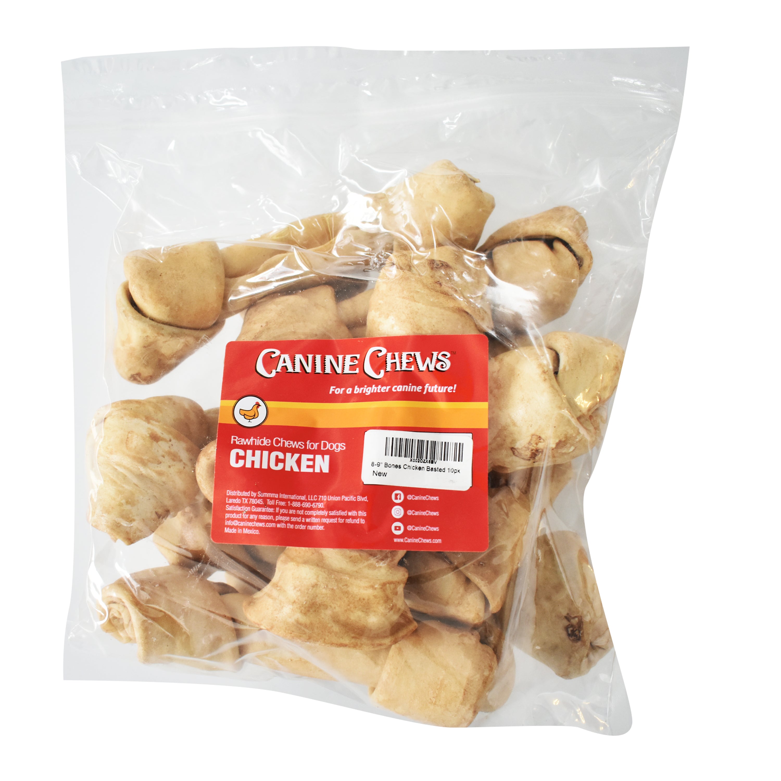 8-9" Bones Chicken Flavor 10pk