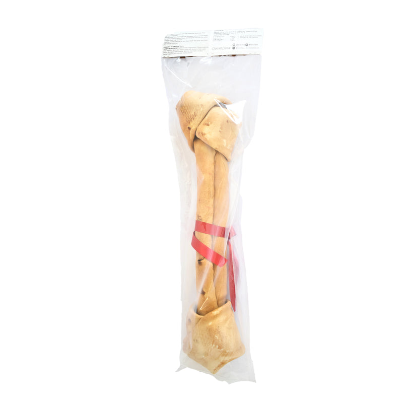 20-23" Holiday Dog Bone w/ Red Bow Peanut Butter Flavor 1pk