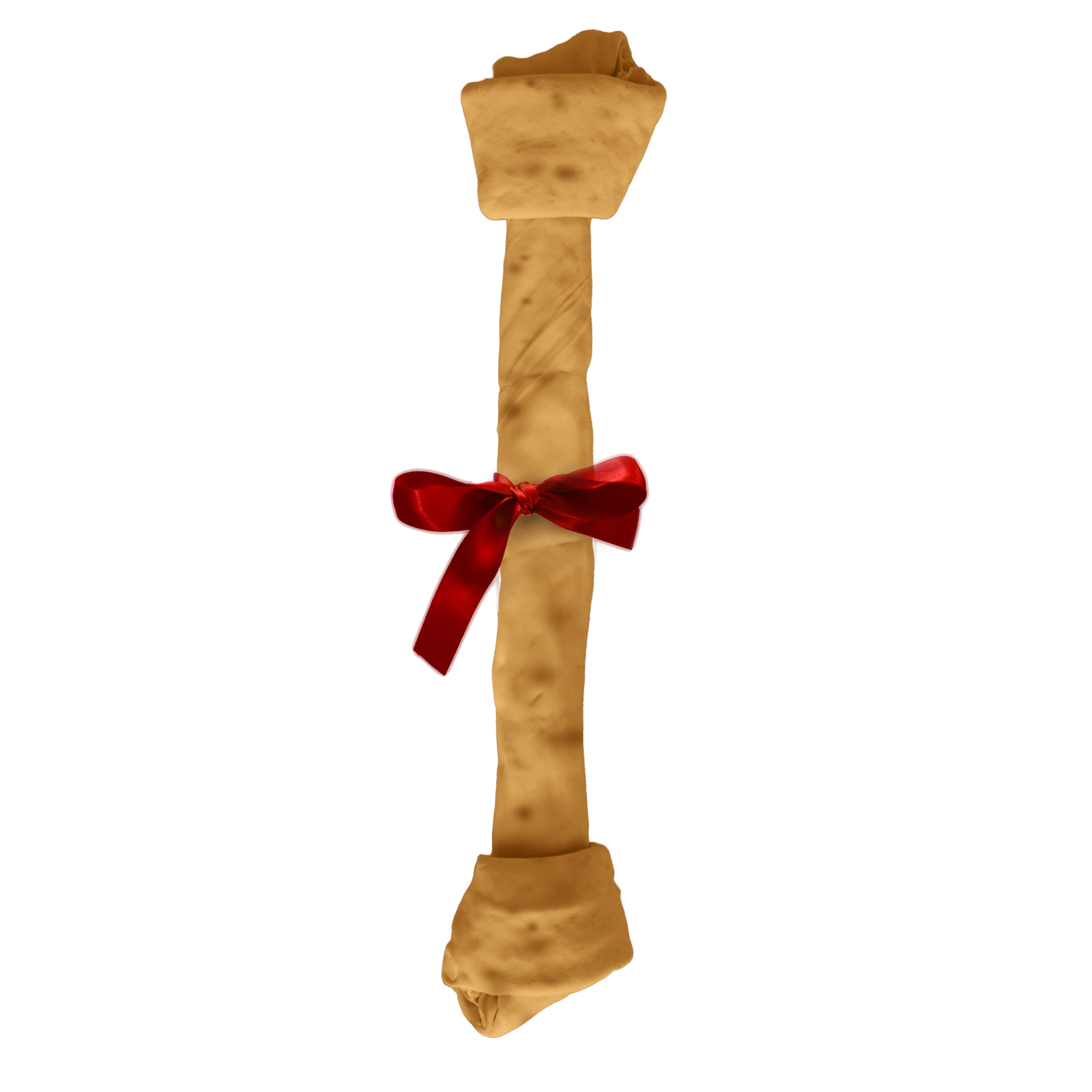 20-23" Holiday Dog Bone w/ Red Bow Peanut Butter Flavor 1pk