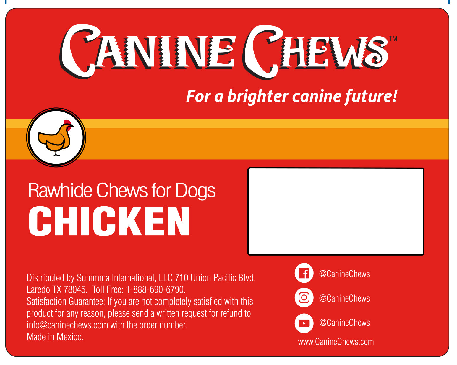 8-9" Bones Chicken Flavor 10pk